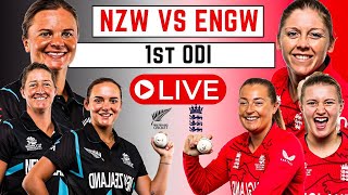 NZ W Vs ENG W Live  1st ODI  New Zealand Women vs England Women  Cricket Live Match Today [upl. by Aisatsanna]