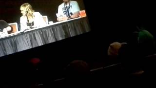 Bronycon 2014  Andrea Libman and crowd saying fun [upl. by Yerahcaz]