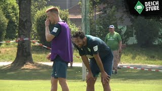 WerderTraining bei Rekordhitze [upl. by Ynatsyd596]