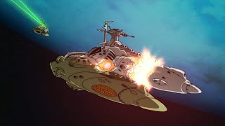 宇宙戰艦大和號 加特籣帝斯戰艦沉沒集錦 Space battleship Yamato Highlights of the sinking of the battleship Gatlantis [upl. by Dalila]