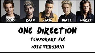 AI COVER One Direction  Temporary Fix with Zayn [upl. by Aihseya]