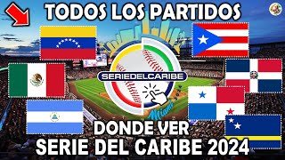 Donde ver Serie del Caribe 2024 en vivo Béisbol todos los juegos Serie del Caribe Miami 2024 hoy [upl. by Jamilla]