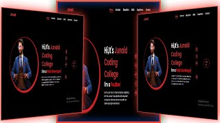 How To Build amp Portfolio Website Using HTML amp CSS  Step by Step Tutorial 2024 [upl. by Enautna]