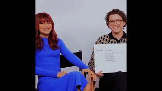 Tom Holland and Zendaya 😍 tomholland zendaya spiderman edit youtubeshorts [upl. by Sukramaj911]