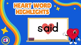 3Minute Lesson for Sight Word SAID  UFLI Lesson 13 Irregular Heart Word  Great for Review [upl. by Trula]