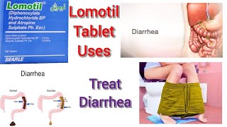 Lomotil Tablet Uses in Urdu Hindi  Treat Diarrhea [upl. by Katusha]