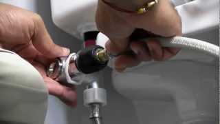 Installing a Washlet E200 S300 S400 or B100 [upl. by Ainerbas165]