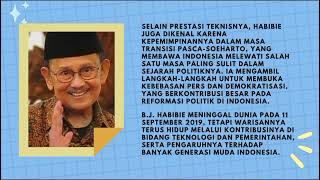 Biografi BJHabibie [upl. by Anaitit576]