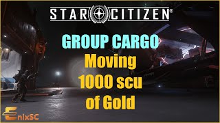 Star Citizen 324 New group cargo  Trading 1000scu of Gold  Freight elevator changes how you trade [upl. by Yruok]