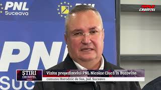 Președintele Partidului Național Liberal PNL Nicolae Ciucă a vizitat Bucovina marți 15 Octombrie [upl. by Laenej603]