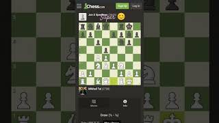 Mikhail tal vs Jon S Speelman😀😀chess chessmusic music [upl. by Jotham]