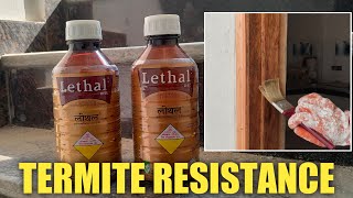 लकड़ी पर दीमक प्रतिरोधी कैसे करेंकीटनाशकhow to termite resistant on wood pesticides [upl. by Dupaix]