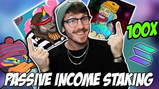 TOP 5 STAKING NFT PROJECTS FOR INSANE PASSIVE INCOME EARLY SOLANA NFT PROJECTS [upl. by Jaclin774]