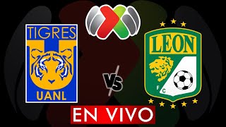 TIGRES VS LEON EN VIVO  LIGA MX APERTURA 2024  JORNADA 10  DONDE VER EN VIVO [upl. by Einnod]