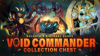 AQW  Void Commander Collection Chest  Nulgaths Birthday RARES 2024 10K Chest [upl. by Eitak]