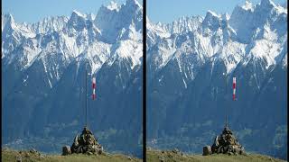 Septemberschnee in den Alpen Südtirol Prämajur  Watles 3D 4K Diaschau [upl. by Kirschner590]