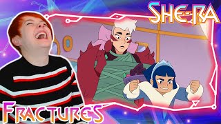 Shes HILARIOUS SheRa 4x10 Episode 10 Fractures Reaction [upl. by Hgielhsa]