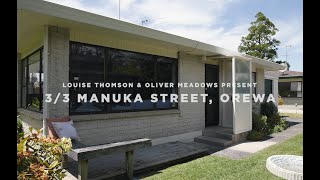 33 Manuka Street Orewa [upl. by Broome]