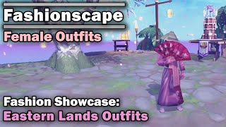 Fashionscape Showcase Eastern Lands Outfits  Runescape Female Outfits [upl. by Autum]