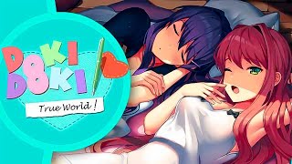 Monika and The Club INVADE The Real World DDLC True World MOD DEMO FULL [upl. by Lemahs]