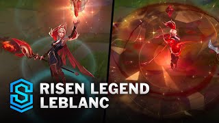 Risen Legend LeBlanc Skin Spotlight  PreRelease  PBE Preview  League of Legends [upl. by Dorise]