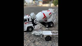 Electric Mixer Truck Toy  Alloy Car Model Concrete Mixer Truck amp Engineering Vehicle Toy [upl. by Dyanna453]