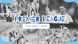 Weekly Footy Chat PT5 ♡⚽  Premier League Matchweek 3 RECAP [upl. by Selokcin]