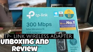 TPLINKTECH Mini Wireless N USB Adapter  Unboxing amp Full Review [upl. by Acnoib]