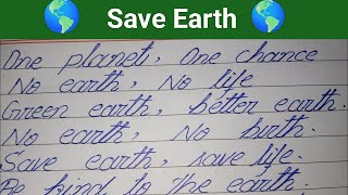 Earth Day  Save The Earth 🌍  CC And Voice [upl. by Bar546]