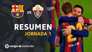 Resumen de FC Barcelona vs Elche CF 30 [upl. by Wash]