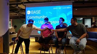 Pundi X CEO Zac Cheah speaking at BASE Community Meetup Singapore TOKEN2049 [upl. by Gnilrad983]