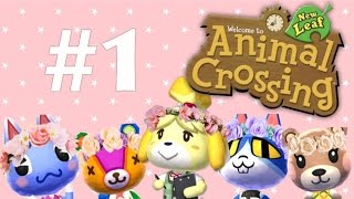 Lets Play Animal Crossing New Leaf  1 Welcome To Town [upl. by Schnur]