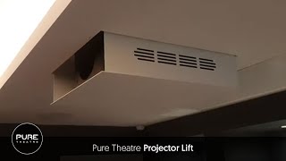 Pure Theatre Concealed Projector Lift  Hide Your Projector [upl. by Aisor]