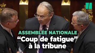 Ce député parvient à conclure son intervention sur le ProcheOrient malgré « un coup de fatigue » [upl. by Assecnirp]