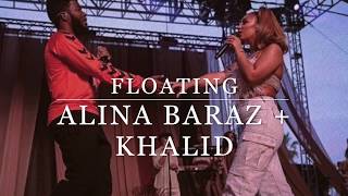 Floating  Alina baraz  Khalid Piano Instrumental W Lyrics [upl. by Trebled61]