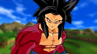 Goku SSJ4 vs Vegeta SSJ4 Potenciado  DBZ Sparking Meteor Latino [upl. by Selby]