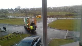 Mercedes Econic Bin Lorry Collecting The Grey Bins [upl. by Niboc]