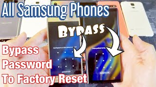 How to Bypass PasswordPin Code to Factory Reset for ALL SAMSUNG GALAXY PHONES [upl. by Henn32]