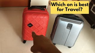 Safari Polycarbonate 55 cm Hard Trolley Suitcase vs Thorium Polycarbonate suitcase  Should i buy [upl. by Asillam]