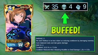 FINALLY MELISSA GOT BUFFED 35 INSANE KILLS ON RANKED GAME Back To Meta [upl. by Alvarez]