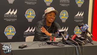 Chicago Sky Diamond DeShields Media Session  41524 [upl. by Nerua701]