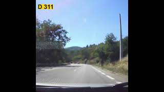 Craponne  St Symphorien sur Coise route europe roadtrip dashcam [upl. by Dianthe]