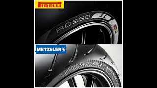 PIRELLI ROSSO II ou METZELER M5 Qual o melhor [upl. by Letram]