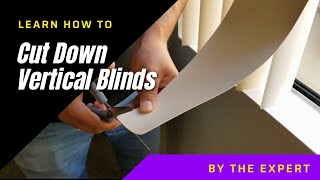 How to cut vertical blinds [upl. by Edecrem709]