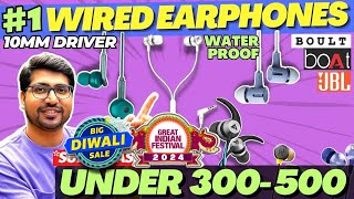 LATEST🔥Best Earphones Under 500 rs🔥Best Wired Earphones 2024🔥Best Wired Earphones Under 500 [upl. by Cirillo]