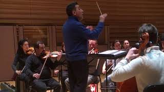 Bernstein Somewhere Chamber Orchestra of New York  S Di Vittorio conductor in rehearsal [upl. by Curran]