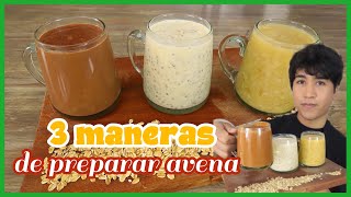 DESAYUNOS CON AVENA  3 maneras [upl. by Nivk957]