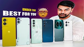 Top 5 Best 5G SmartPhones Under 20000 ⚡ 15000 to 20000 range best mobile telugu [upl. by Ailicec]