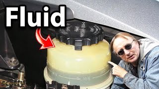 How to Check Power Steering Fluid 1016 Cadillac SRX [upl. by Phyllys]