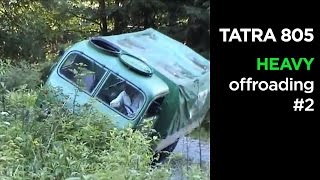 Tatra 805  heavy offroading in forest 2 [upl. by Gninnahc915]